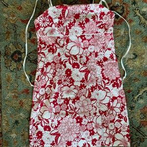 City Triangle Red and White Sundress